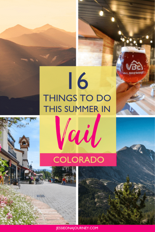 夏天在科罗拉多州韦尔必做的16件事