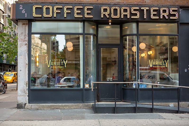 纽约的各种咖啡烘焙店