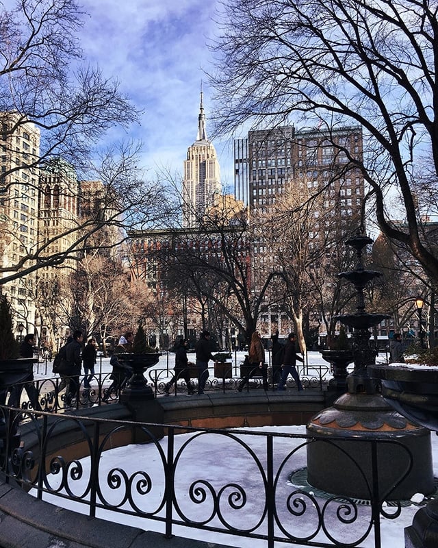 麦迪逊广场公园是纽约最受Instagram欢迎的景点之一