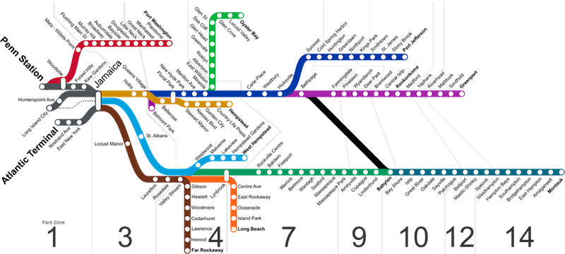 长岛铁路图