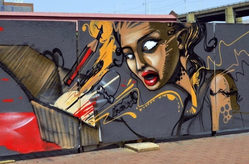 跟随约翰内斯堡南非旅游指南一起欣赏街头艺术