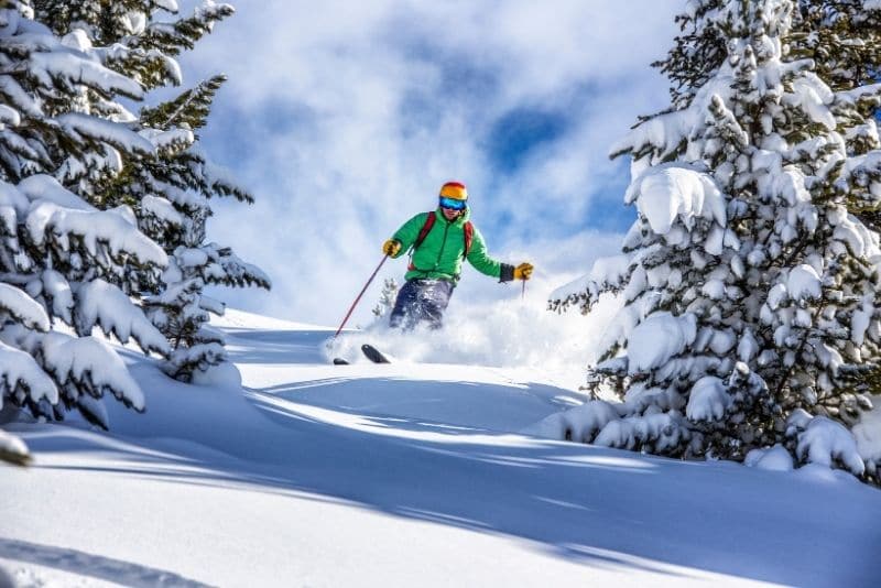 犹他州的冒险旅游滑雪