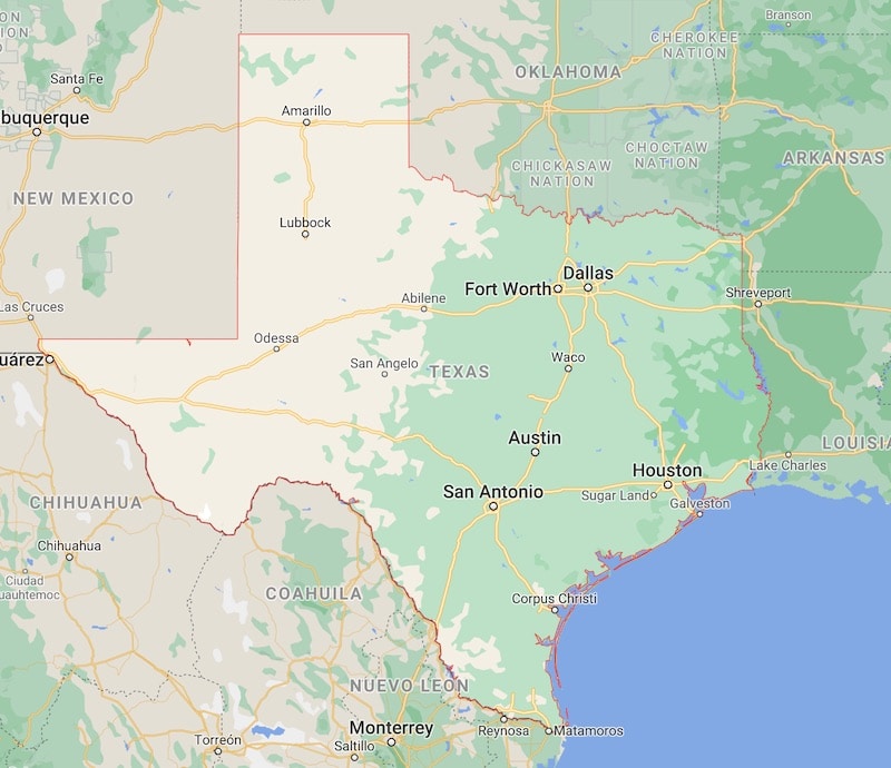 德州地图
